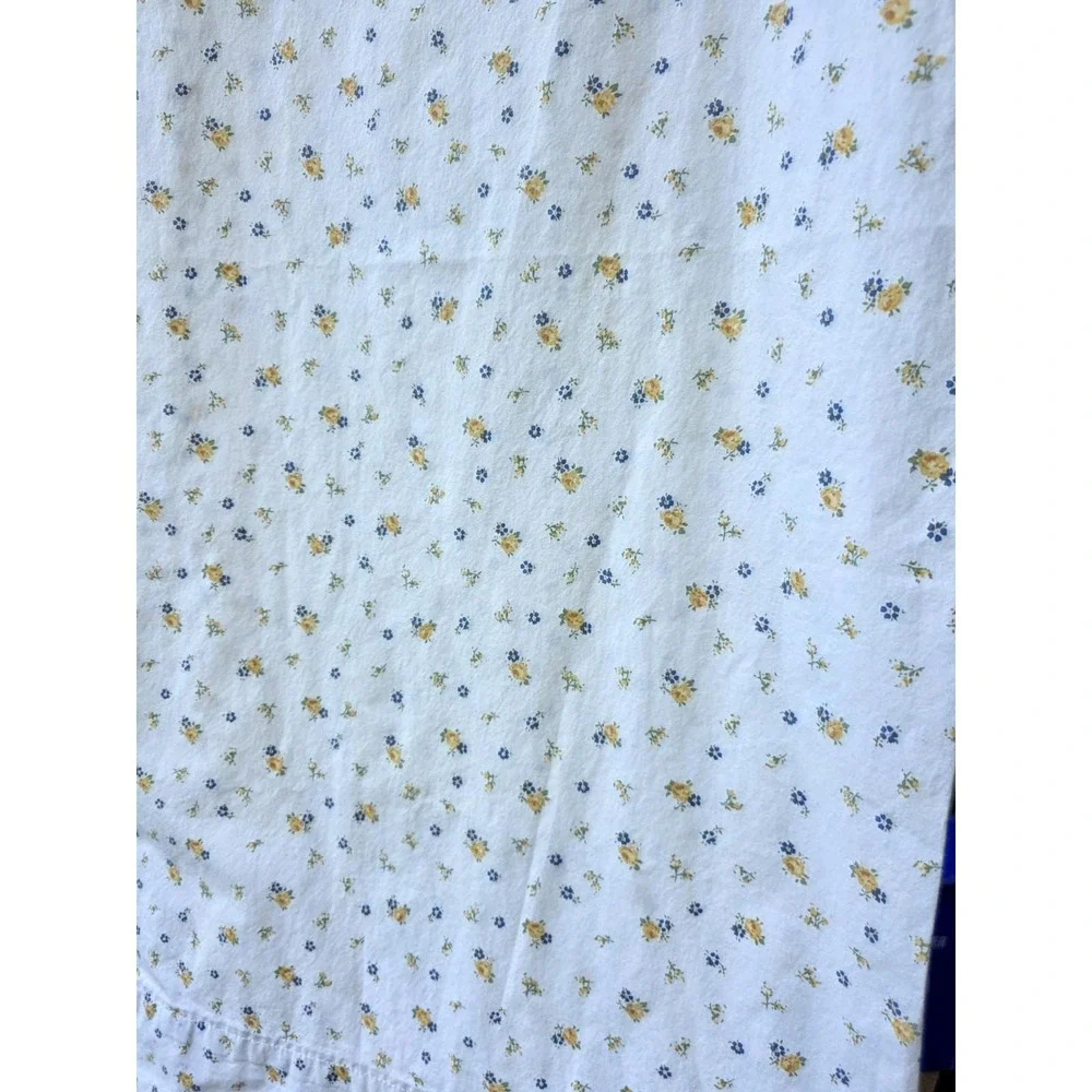 Ralph Lauren Nelida King Pillow case White Blue Yellow Floral Cottage